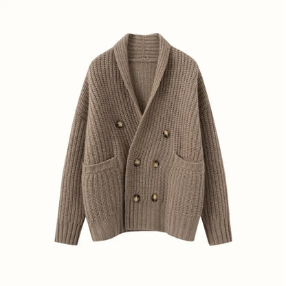 Women’s Heavyweight Cashmere Knit Cardigan Jacket