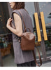 Women Mini Leather Backpack Purse Bag