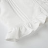 bow tie puff sleeve shirts for women