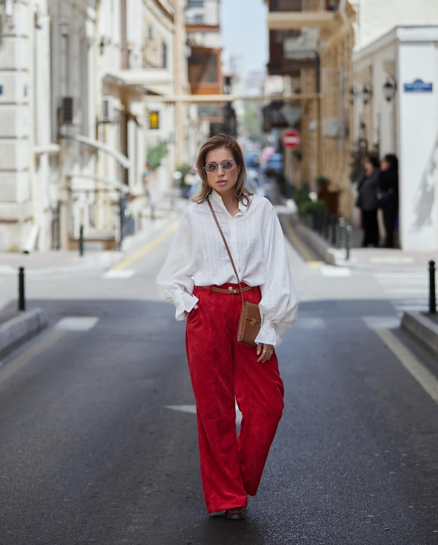 Lantern Sleeve Women Shirts Blouse