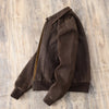 Men Brown A2 Cowhide Flight Leather Jacket