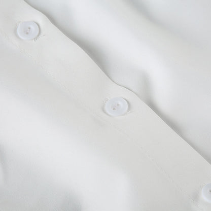 Backless sleeveless shirt blouse