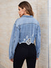 womens short denim jacket
