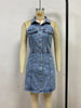 Women’s Sleeveless Blue Jean Mini Dress for Women