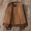 Mens Distressed Oil Wax Cowhide Leather Jacket