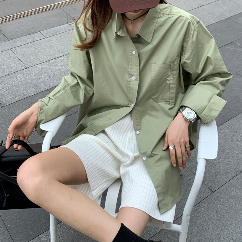Women Oversized Avocado Green PU Jacket Two-Piece Set