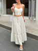 women skirt Front Knot Tiered