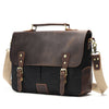 Canvas Briefcase Laptop Bag for Men with 14 Inch Sleeve 2