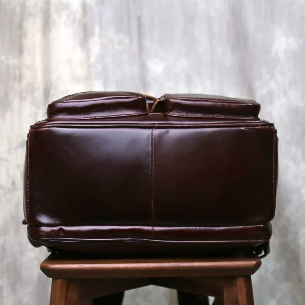 Real Exotic Leather Backpack Laptop