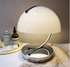 Yellow Glass Table Lamp Vintage Bauhaus Pudding Lamp