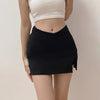 Custom Tailored Low Rise Mini Skirt