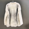 IN STOCK Women’s Mink and Real Fox Fur Coat Winter Jacket