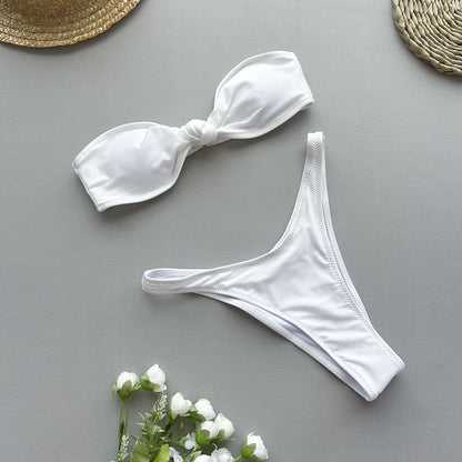 Strapless Bandeau Bikini Set