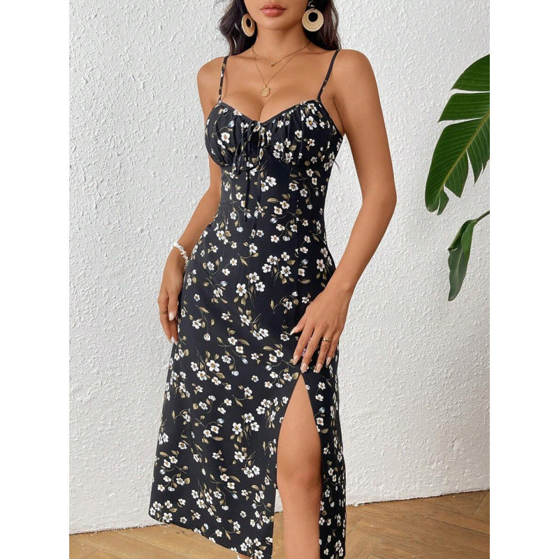 Women Thigh High Slit Sundress