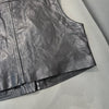 Women Cropped Short Leather Vest