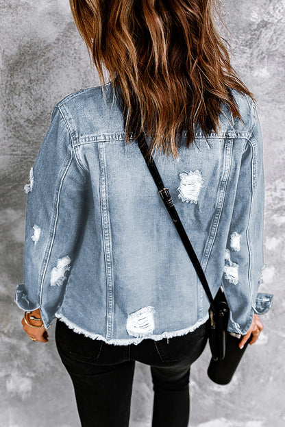 Lightweight denim jacket for ladies