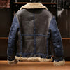 Men’s B3 Real Shearling Fur Leather Jacket