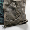 Men Leather Jacket Double Zip Bomber