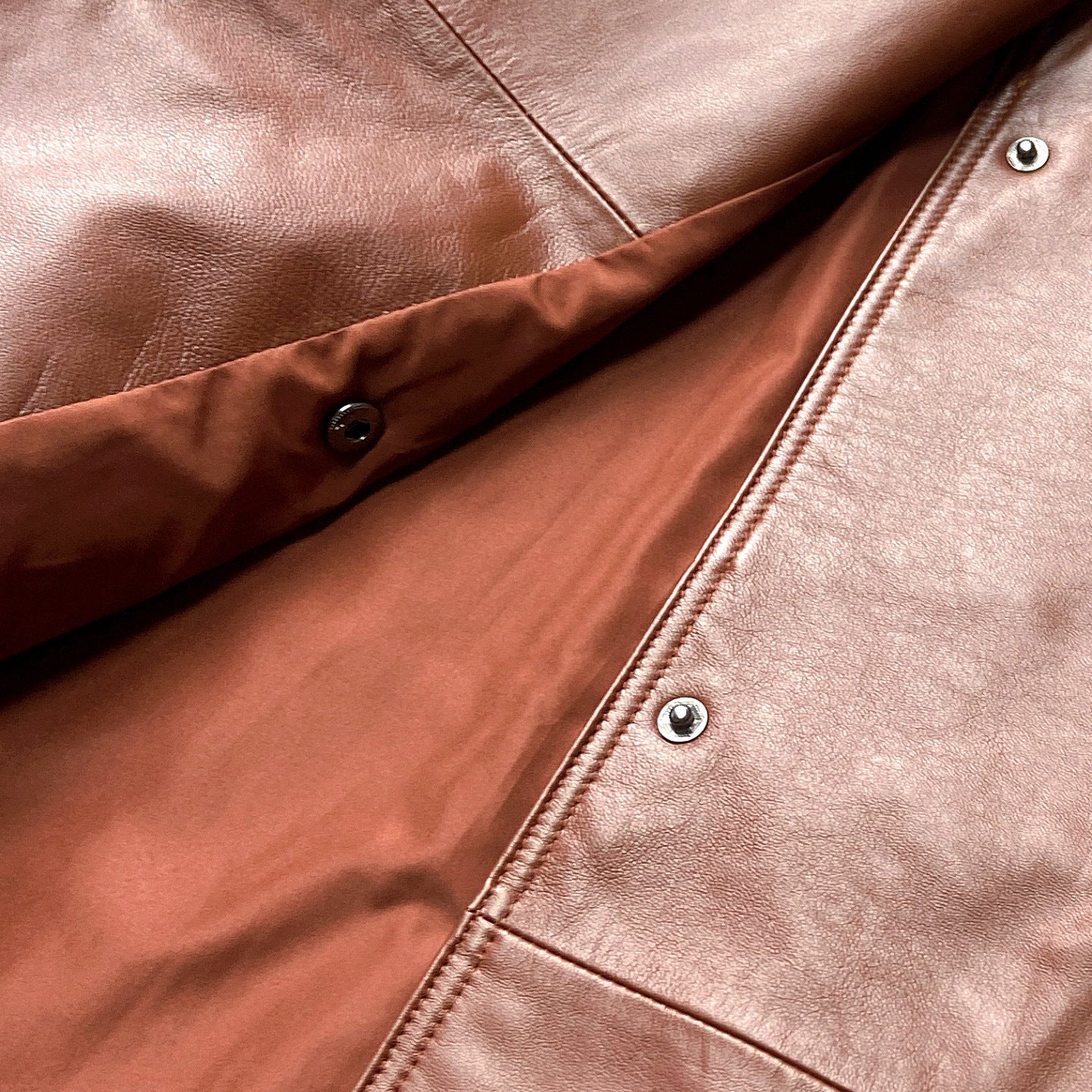 Women Genuine Leather Double Breasted Trench Coat With Belt