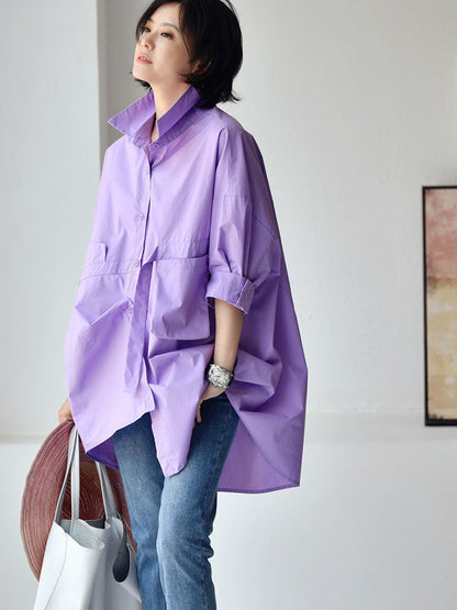 Oversized Leisure Daily Long Sleeve Shirt