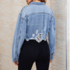 womens short denim jacket