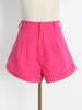 Cuffed Hem Shorts For Women