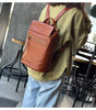 Leather Backpack Women Laptop & Office Use