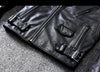 Men’s Slim Fit Motorcycle Leather Jacket