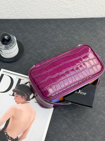 Women’s Genuine Leather Cosmetic Bag