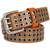 Studded Leather Belts with Rivets Western Cowboy