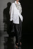 Women Genuine Leather High Waisted Wide Leg Pants