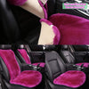 Genuine Sheepskin Car Seat Cover with Detachable Backrest and Headrest