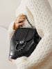 Genuine Leather Crossbody Backpack Purse for Women