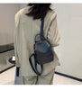 Women Mini Leather Backpack Purse Bag
