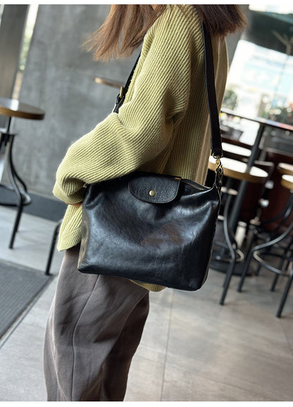 Women Leather Messenger Crossbody Purse