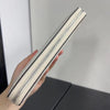 White Genuine Crocodile Leather Long Wallet