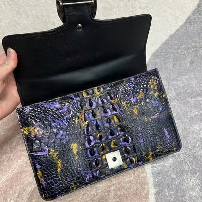 Genuine Crocodile Leather Crossbody Bag for Women