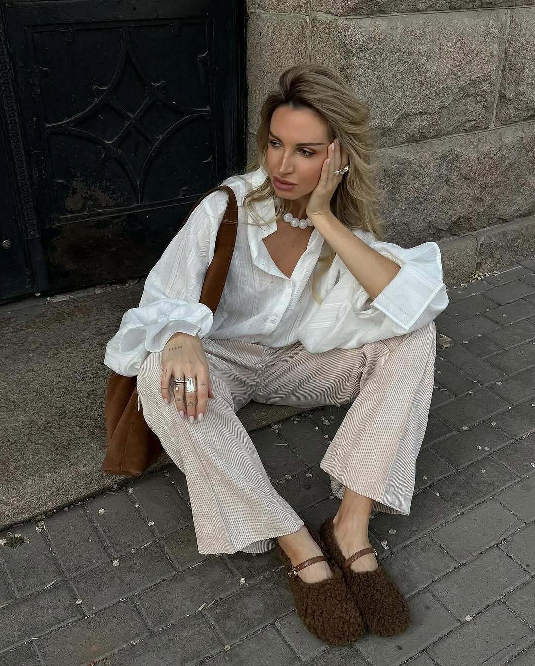 Lantern Sleeve Women Shirts Blouse