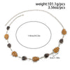 Women’s Brown Teardrop Resin Waist Chain
