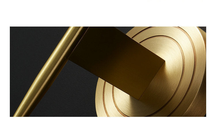 Modern Glass Shade Copper Wall Light Wall-Mounted Sconce