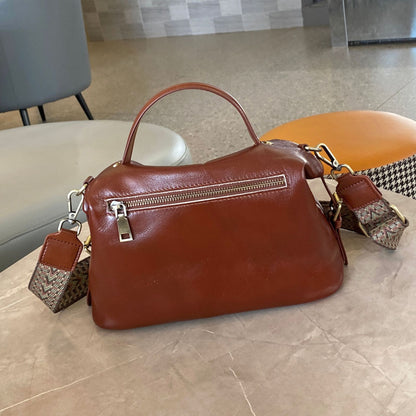 Women Leather Dumpling Crossbody Bag