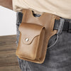 Men’s Leather Waist Bag with Phone Holster