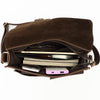 Real Leather Laptop Messenger Bag