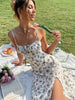 cami maxi dress with slit hem