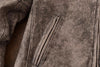 Men Tumbled Cowhide Leather Jacket