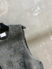 Women’s Merino Fur Vest Shearling Sleeveless Jacket Gray Winter Outerwear