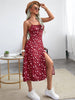 cami maxi dress with slit hem