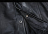 Biker Leather Vest Men Slim Fit Motorcycle Vest