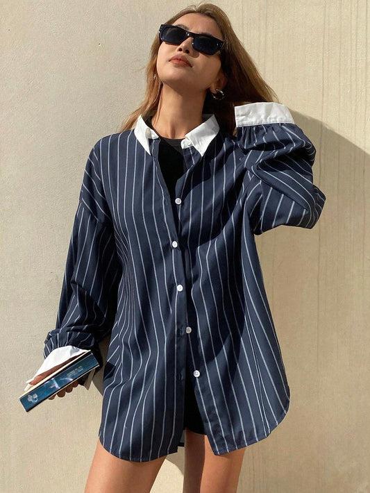 Women's Long Sleeve Blouse Office Summer Shirt