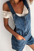 Dual Pocket Denim Overall Casual Summer Denim Onesie